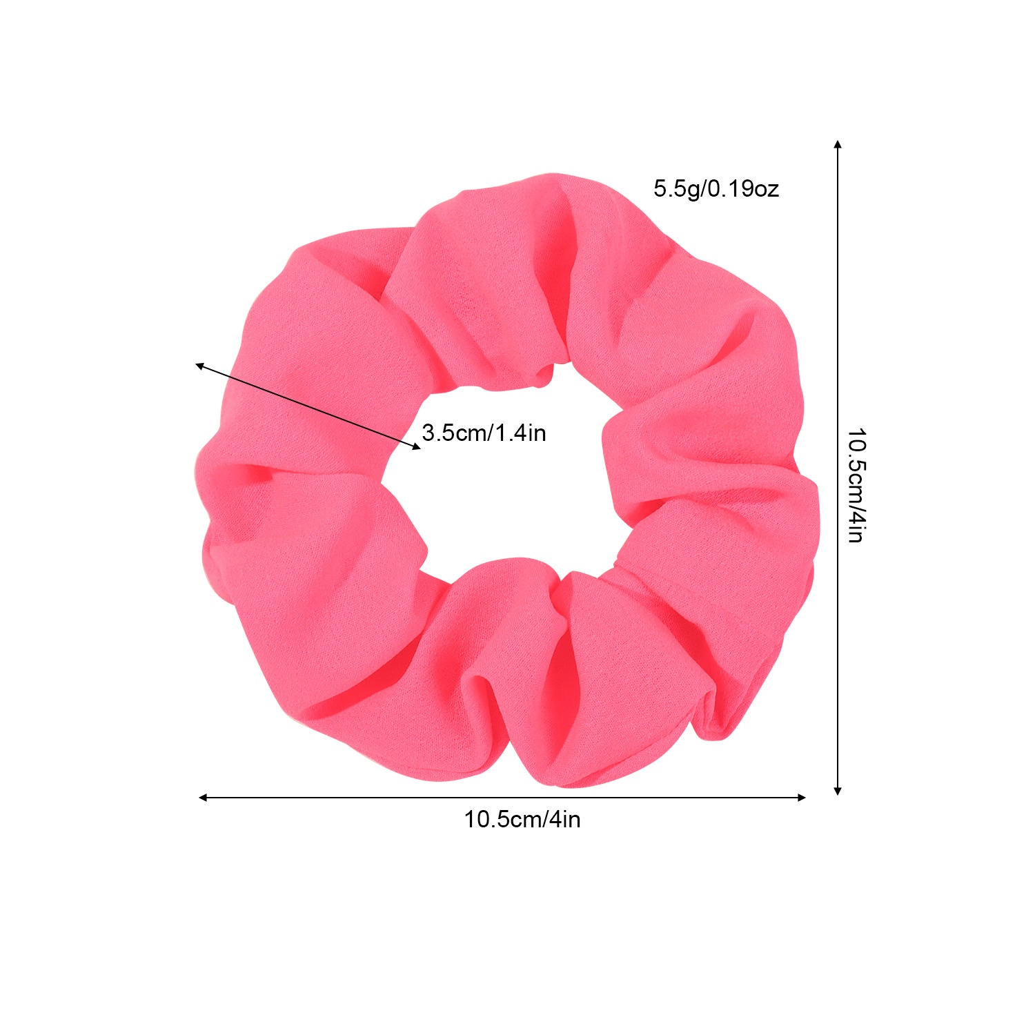 Women's Everyday Simple Fabric Hair Tie Scrunchie Solid Color