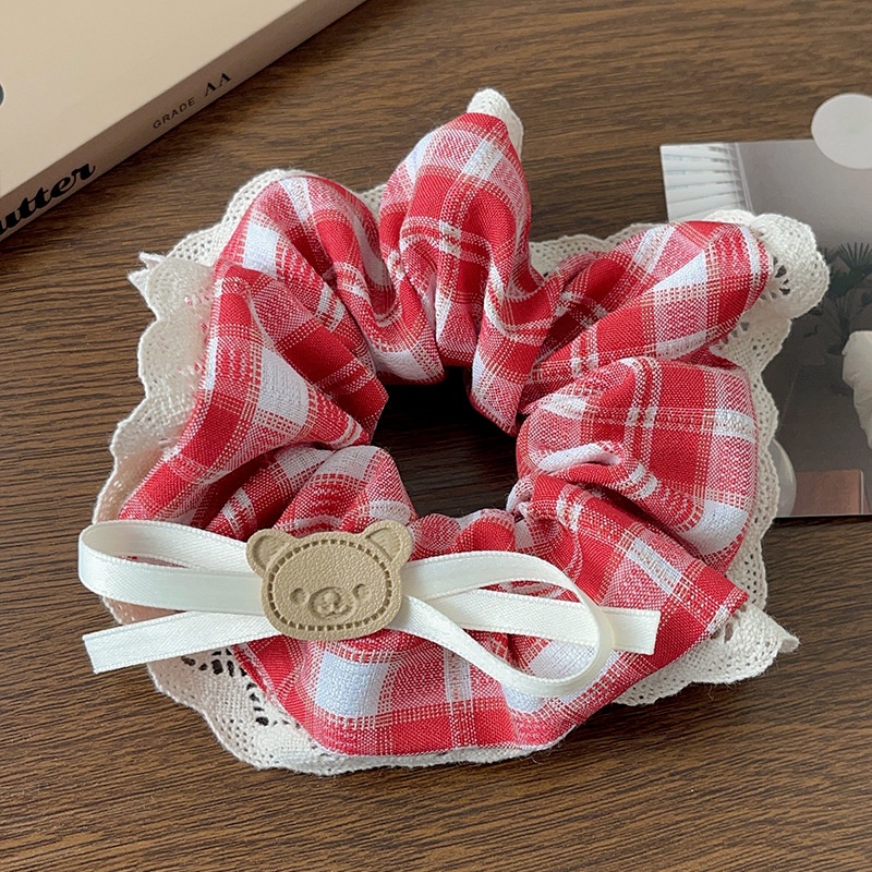 Women's Sweet Holiday Cloth Hair Tie Floral Butterfly Bowknot