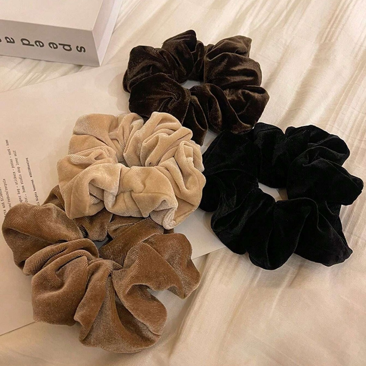 Women's Elegant Daily Cloth Hair Tie Simple Classic Solid Color
