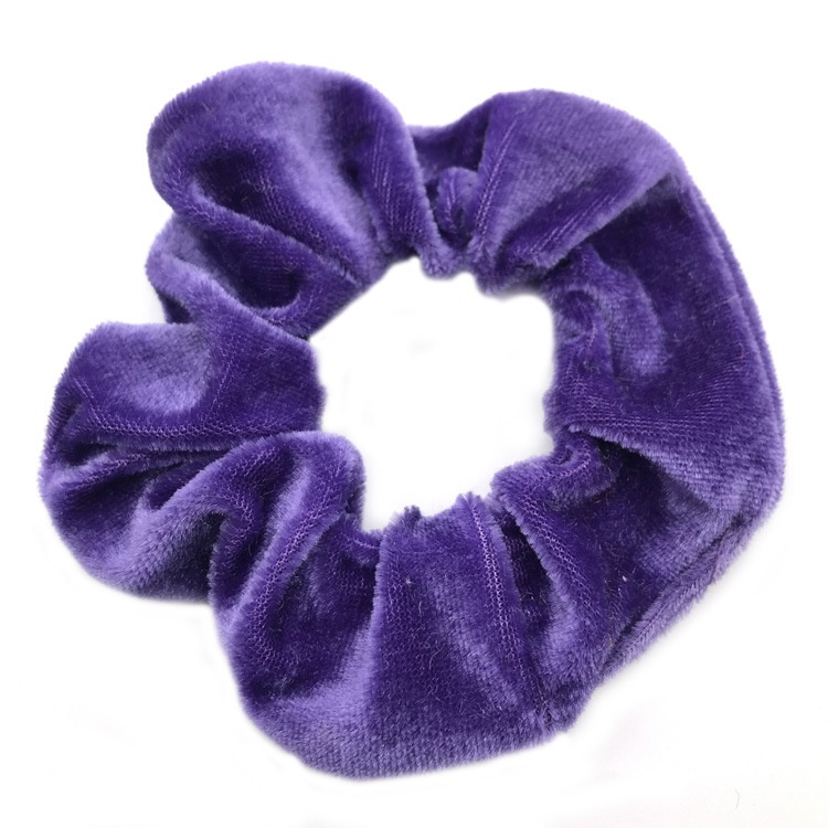 Women's Daily Wear Cloth Hair Tie Scrunchie Minimalist Solid Color
