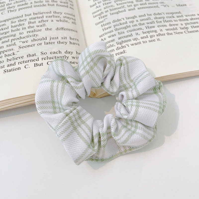 Women Daily Oversized High Elastic Lace Hair Scrunchie Elegant Floral