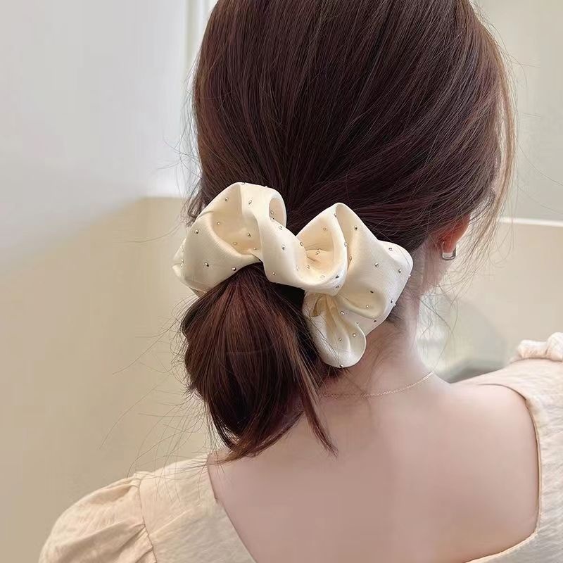 Women's Flower Hair Tie Sweet Street Style Grey Pink Floral Pattern