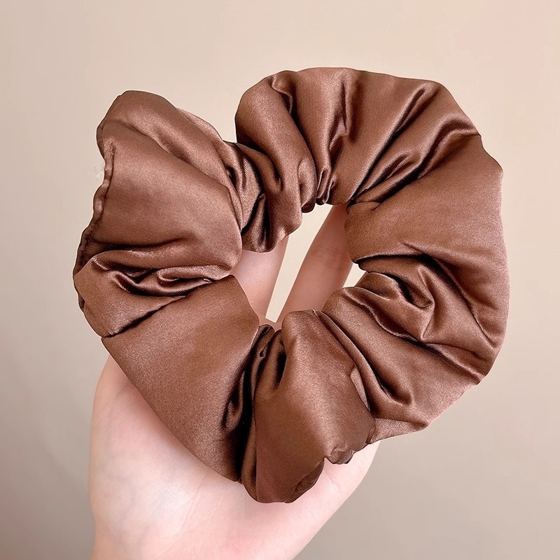 Women's Sweet Bun Scrunchie Hair Tie Multi-layer Lace Knit Cloth