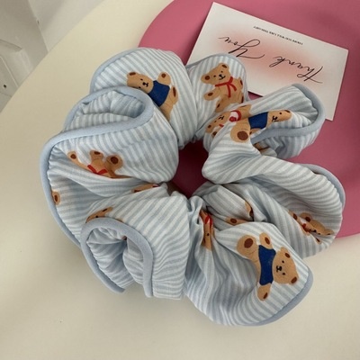 Women's Simple Floral Print Cloth Hair Tie Daily Holiday Scrunchie