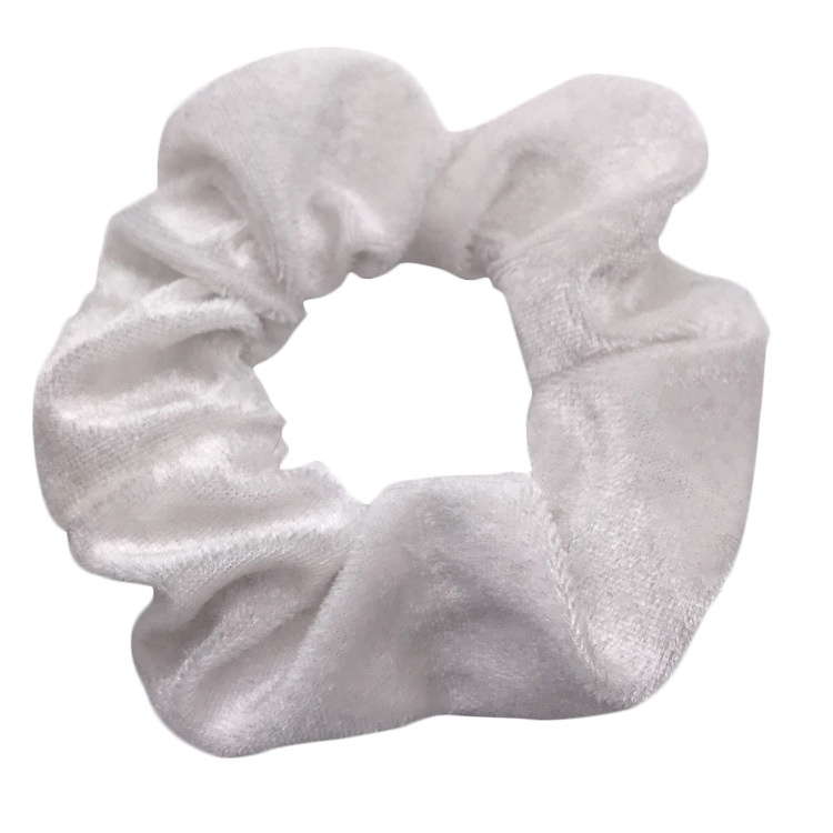 Women's Daily Wear Cloth Hair Tie Scrunchie Minimalist Solid Color