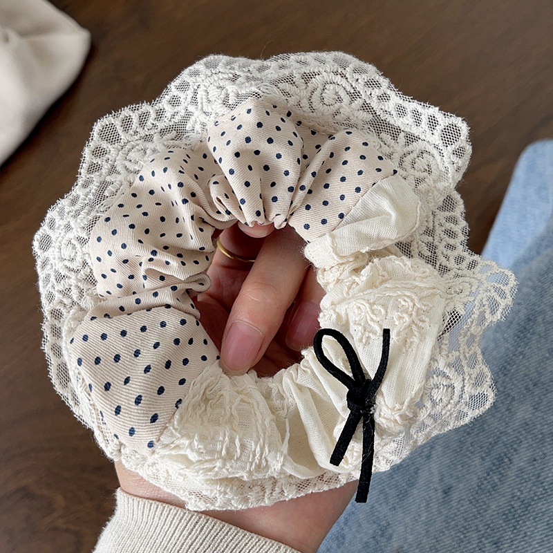 Women's Sweet Holiday Cloth Hair Tie Floral Butterfly Bowknot