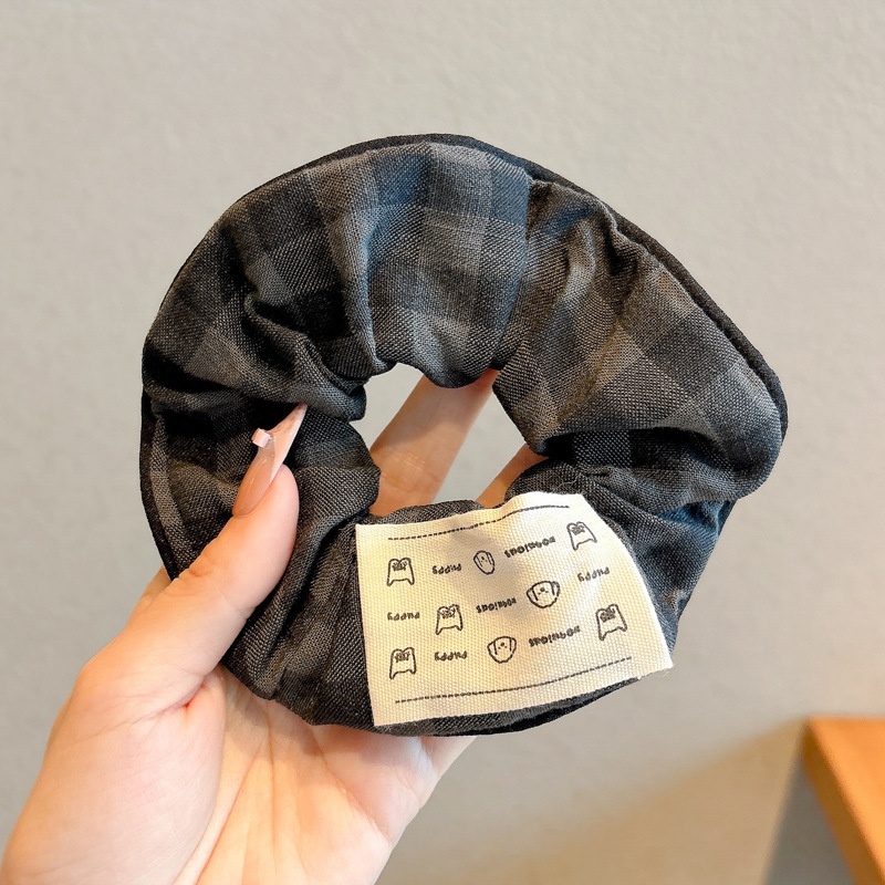 Women's Cloth Lace Scarf Scrunchie Daily Hair Tie Spring Tulip Floral