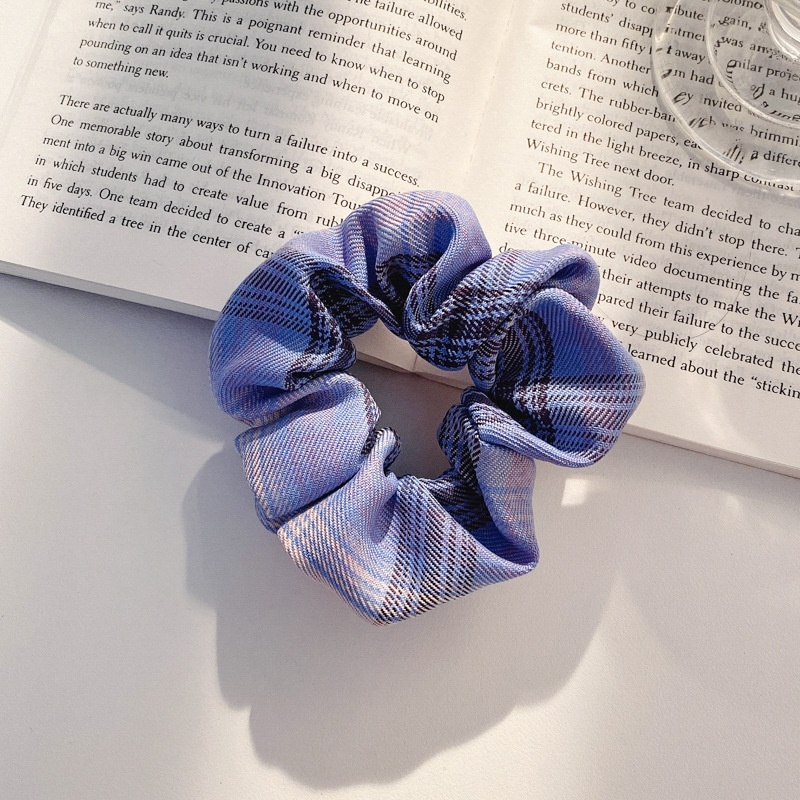 Women's Cloth Lace Scarf Scrunchie Daily Hair Tie Spring Tulip Floral