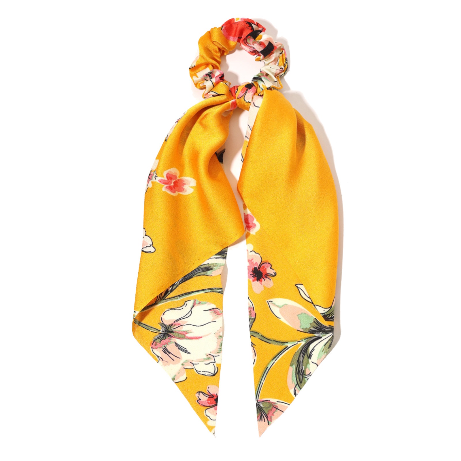 Women's Silk Braid Butterfly Hair Tie Holiday Pastoral Color Block