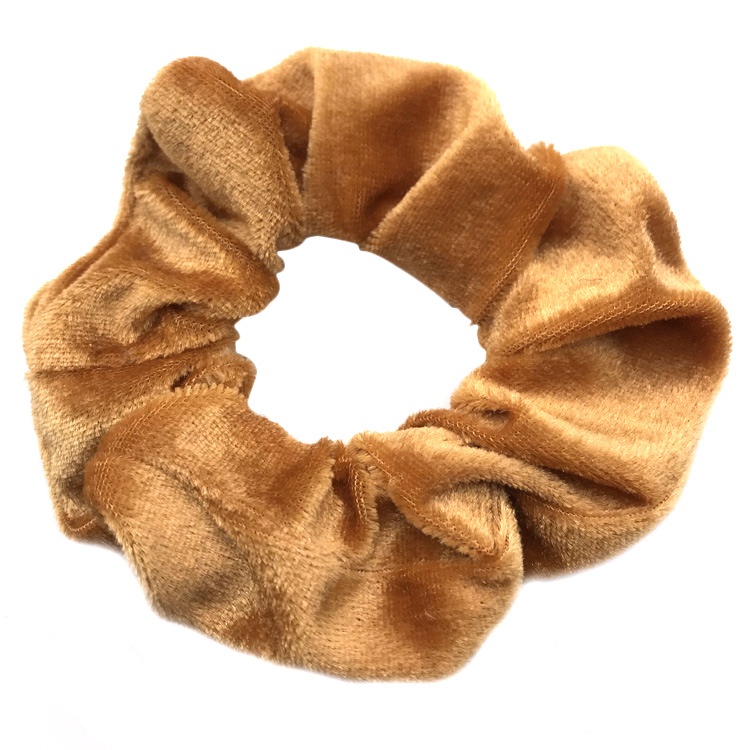 Women's Daily Wear Cloth Hair Tie Scrunchie Minimalist Solid Color