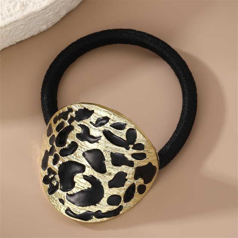 Women's High Elasticity Hair Tie Accessory French Alloy Pearl