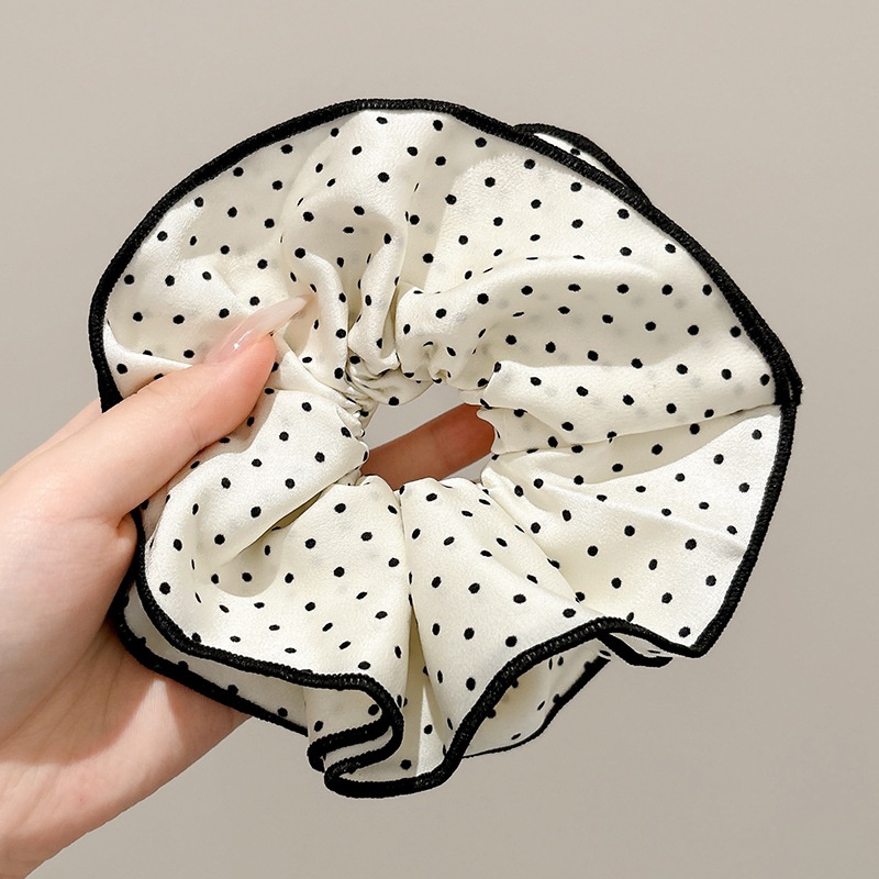 Women's Sweet Bun Scrunchie Hair Tie Multi-layer Lace Knit Cloth