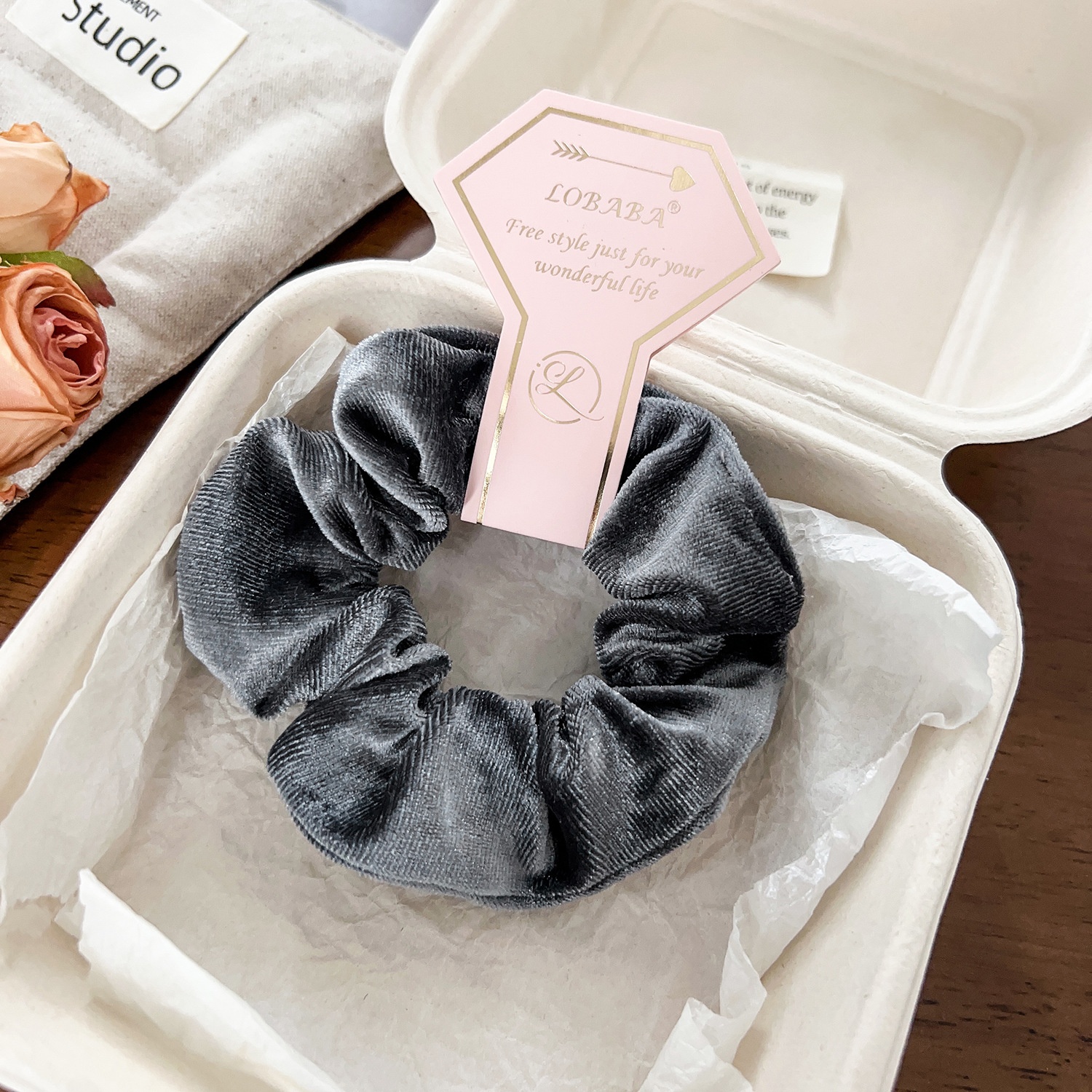 Women's Classic Daily Vacation Cloth Hair Scrunchie Solid Color