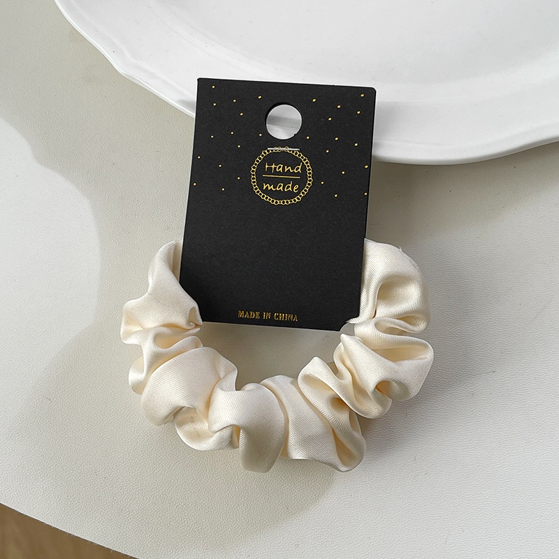 Women's Retro Silk Satin Daily Travel Hair Scrunchie Solid Color