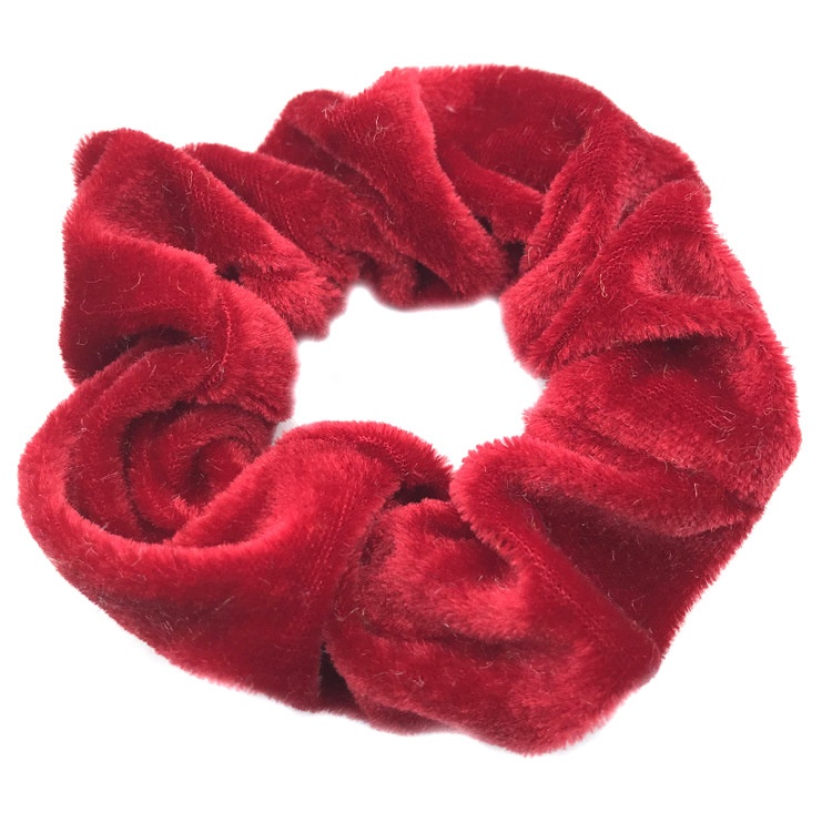 Women's Daily Wear Cloth Hair Tie Scrunchie Minimalist Solid Color