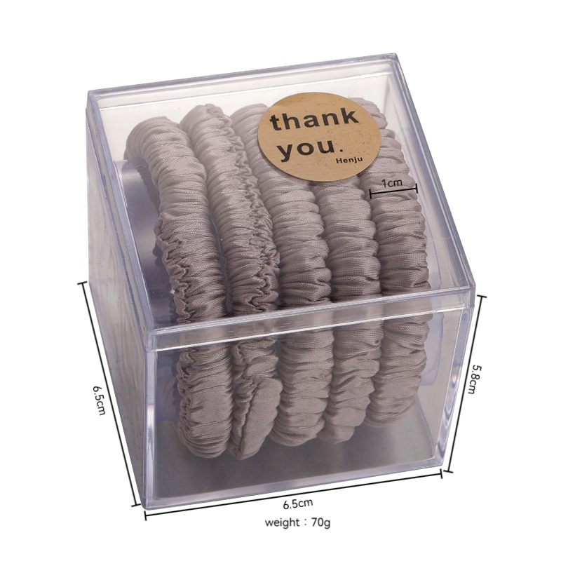 Women's No Damage Satin Scrunchie Casual Sport Hair Tie Solid Color