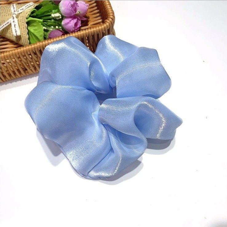 Women's Cute Daily Organza Hair Tie Lattice Flower Bow Knot