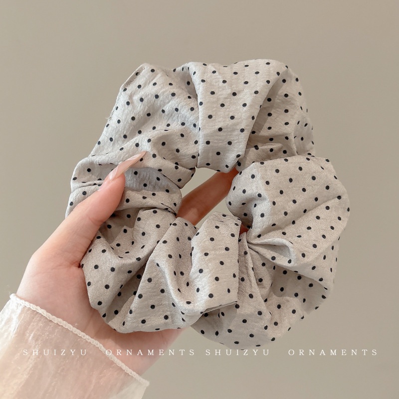 Women's Daily Damage-Free Fabric Hair Tie Floral Polka Dots Bow