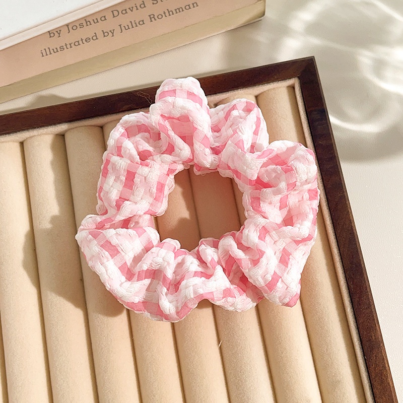 Women's Daily Sweet Rib-Knit Lace Hair Tie Solid Flower Lattice