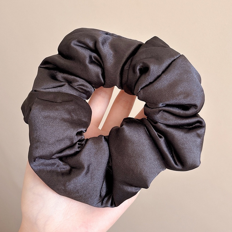 Women Daily Oversized High Elastic Lace Hair Scrunchie Elegant Floral