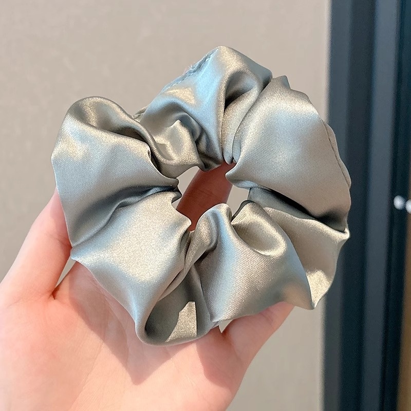 Women's French Retro Satin Scrunchie All-match Hair Tie Polka Dot