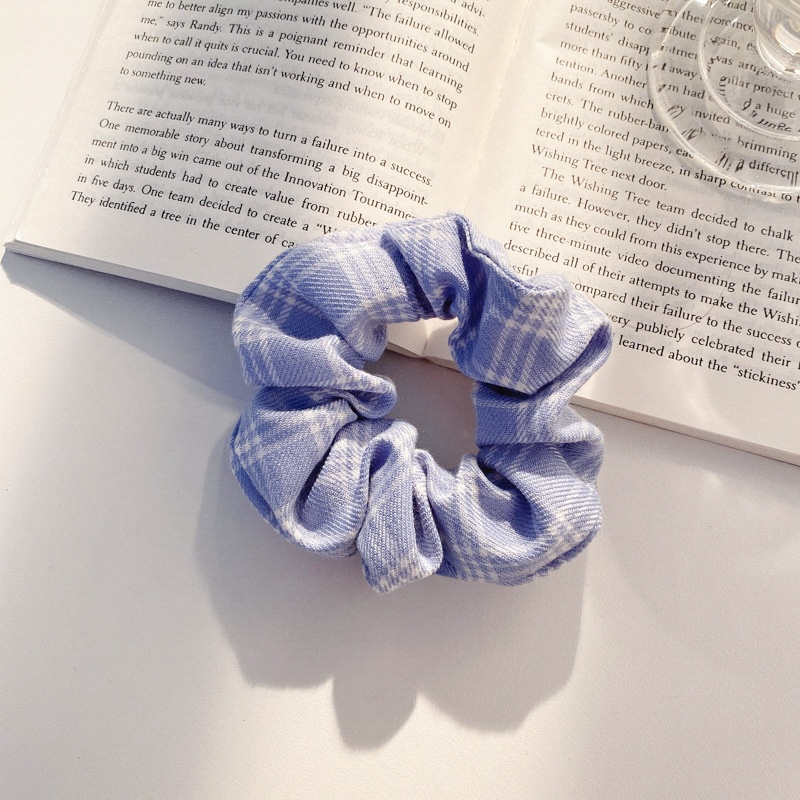 Women Daily Oversized High Elastic Lace Hair Scrunchie Elegant Floral