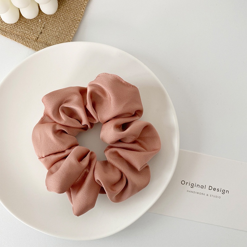 Women's Simple Daily Holiday Cloth Hair Scrunchies Solid Color