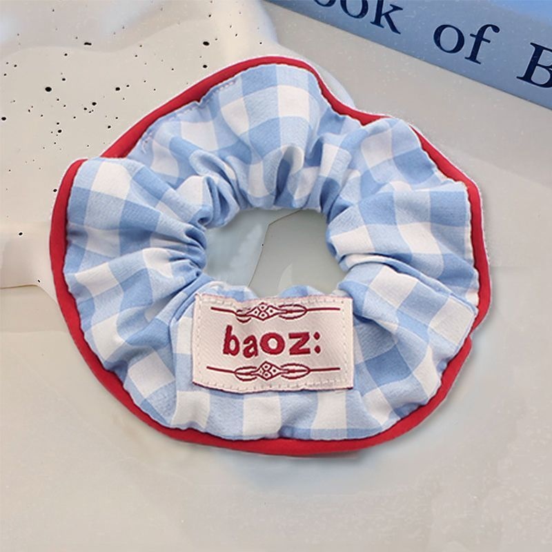 Women Daily Oversized High Elastic Lace Hair Scrunchie Elegant Floral