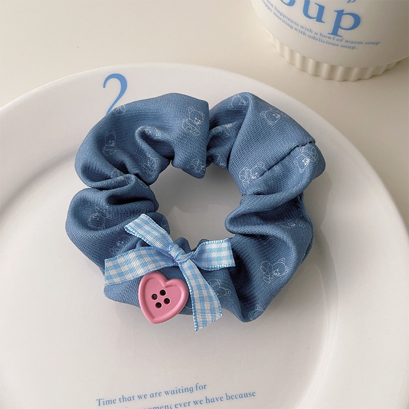 Women's Sweet Holiday Cloth Hair Tie Floral Butterfly Bowknot