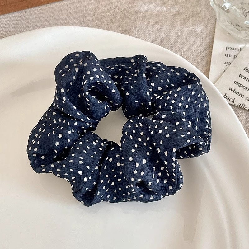 Women's Sweet Bun Scrunchie Hair Tie Multi-layer Lace Knit Cloth