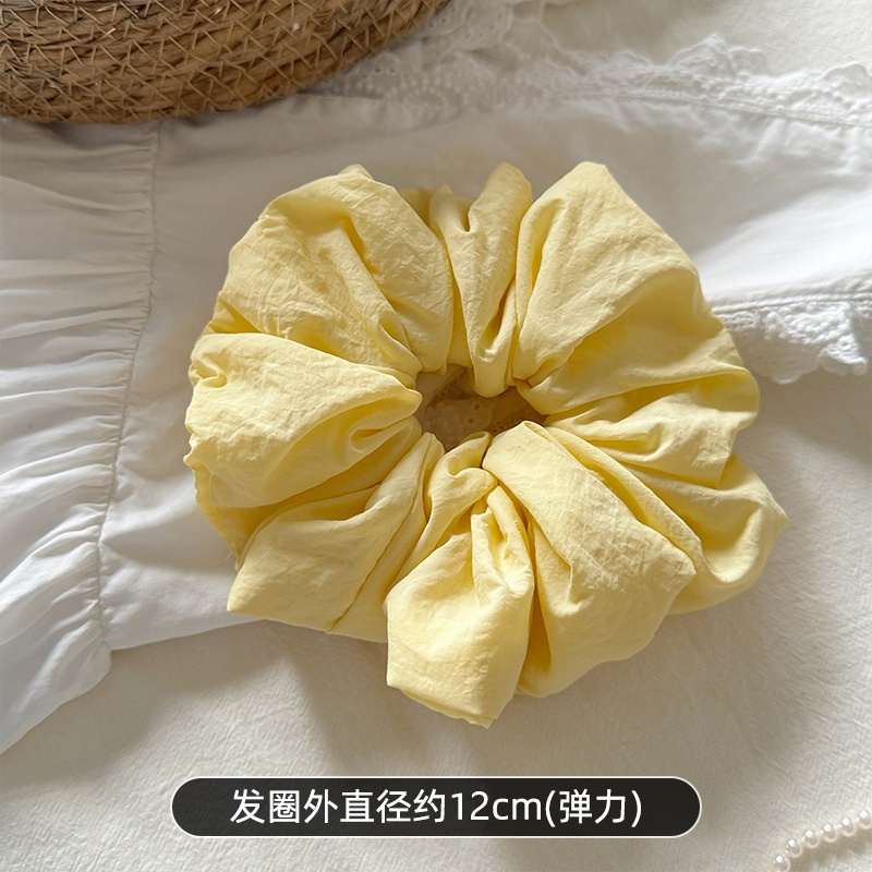 Women's Sweet Bun Scrunchie Hair Tie Multi-layer Lace Knit Cloth