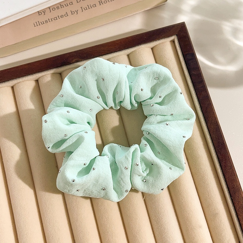 Women's Daily Sweet Rib-Knit Lace Hair Tie Solid Flower Lattice