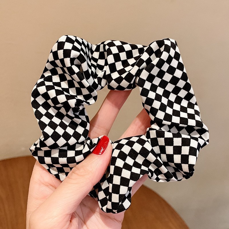 Women's Cute Daily Organza Hair Tie Lattice Flower Bow Knot