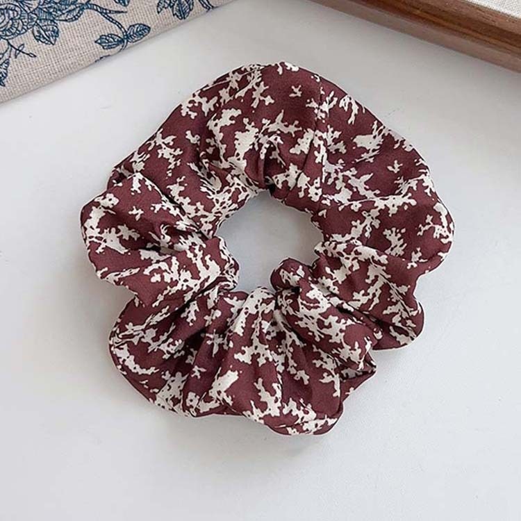 Women's Flower Hair Tie Sweet Street Style Grey Pink Floral Pattern