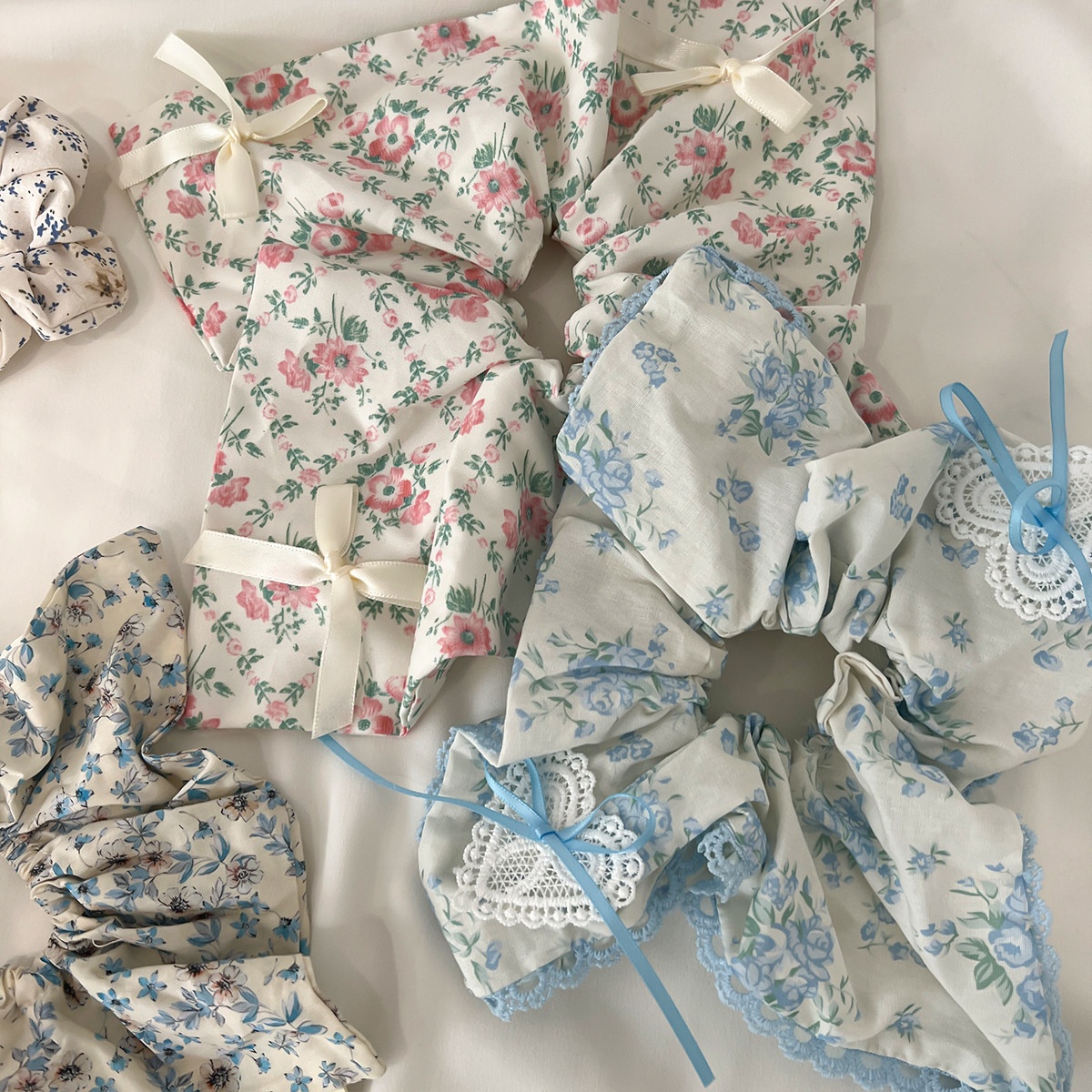 Women's Sweet Casual Lace Hair Tie Animal Stripe Floral Print