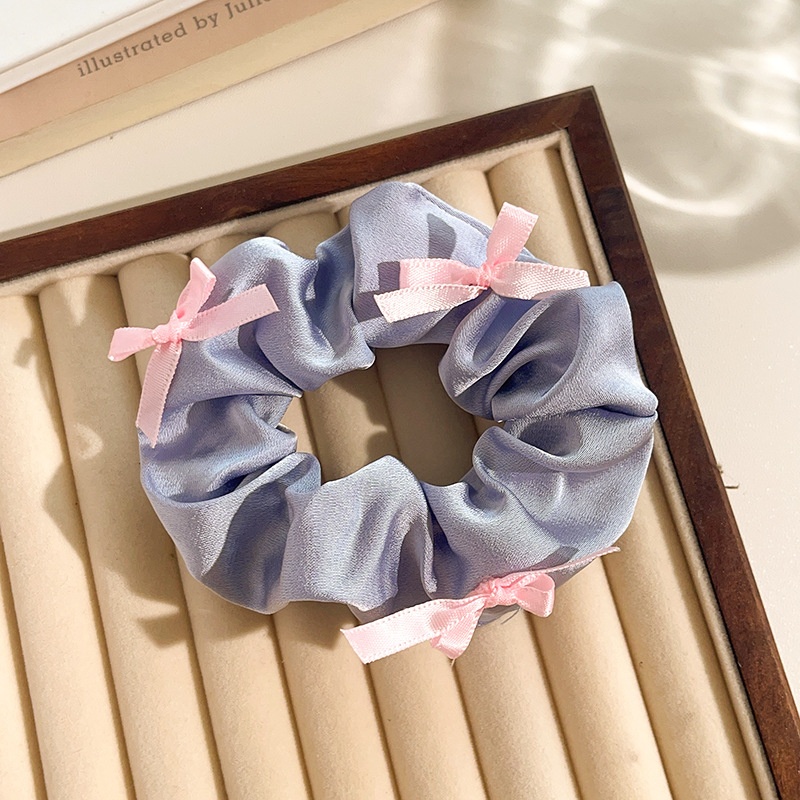 Women's Daily Sweet Rib-Knit Lace Hair Tie Solid Flower Lattice