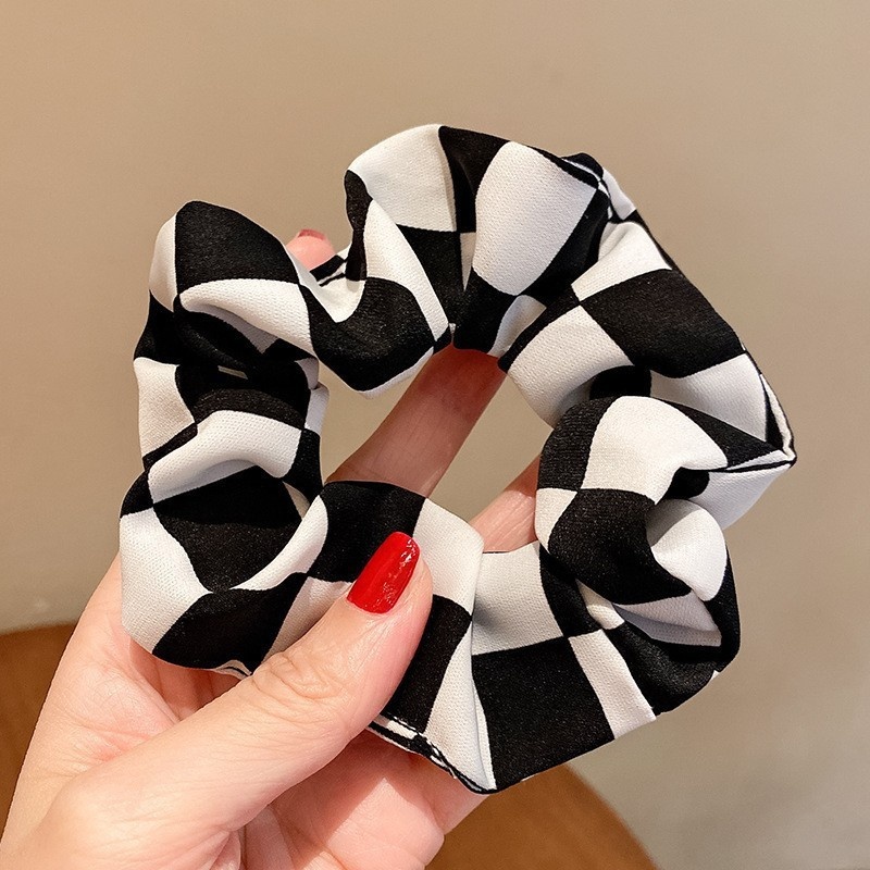 Women's Cute Daily Organza Hair Tie Lattice Flower Bow Knot