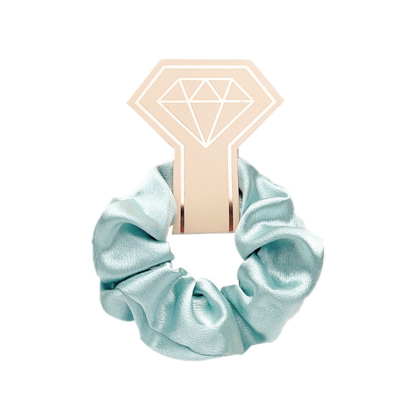 Women's Daily Streetwear Satin Rib-Knit Hair Scrunchie Solid Color