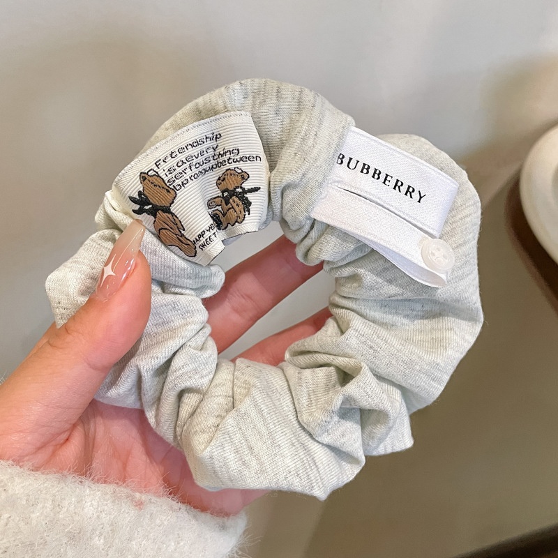 Women Daily Oversized High Elastic Lace Hair Scrunchie Elegant Floral