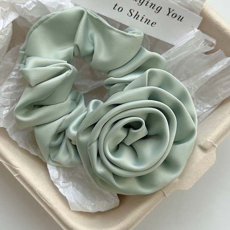 Women's Flower Hair Tie Sweet Street Style Grey Pink Floral Pattern