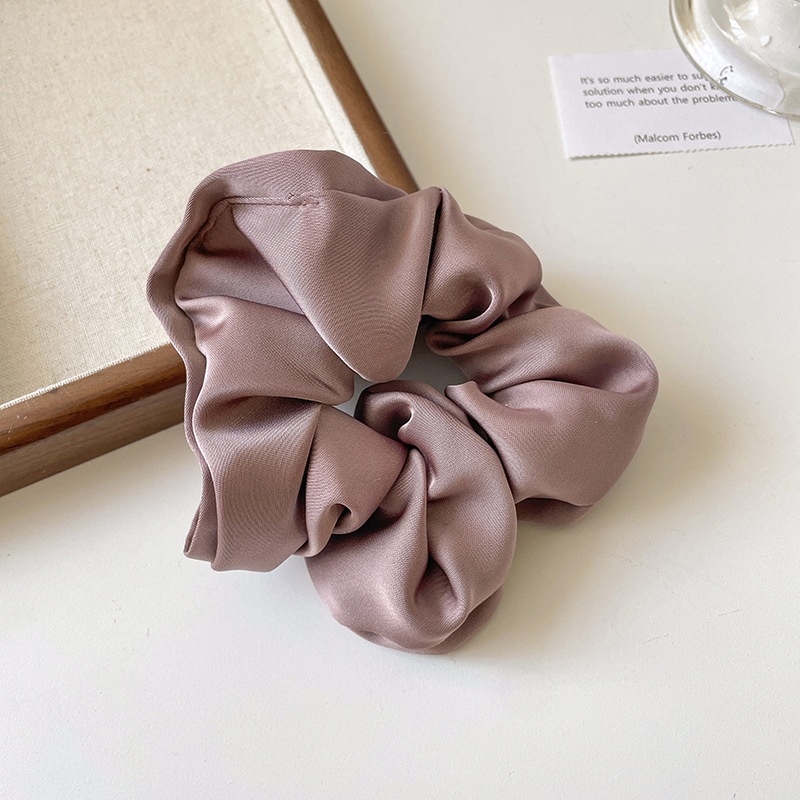 Women Daily Oversized High Elastic Lace Hair Scrunchie Elegant Floral