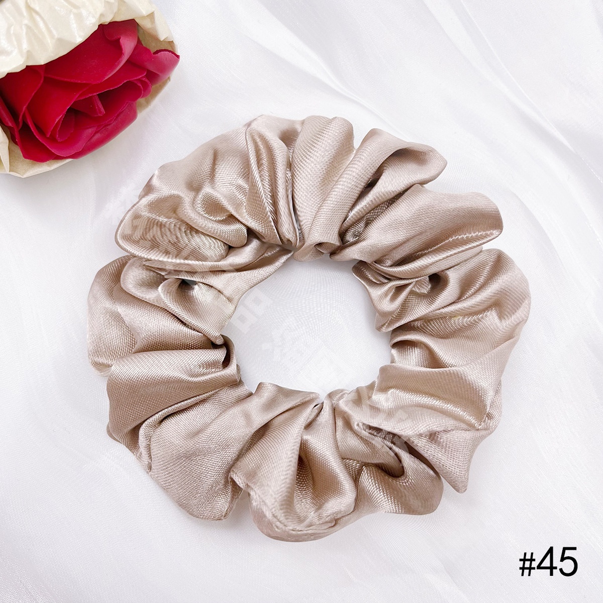 Women's Elegant Cloth Y2K Bohemian Scrunchie Hair Tie Solid Color