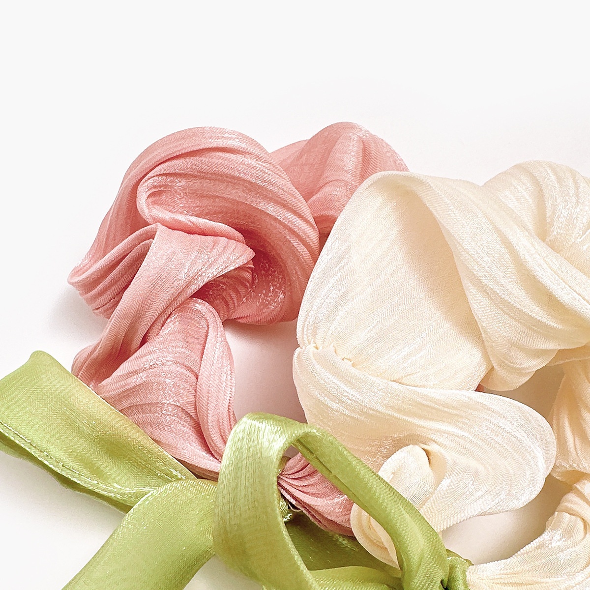 Women's Cute Cloth Hair Tie for Holiday Street Pastoral Tulips