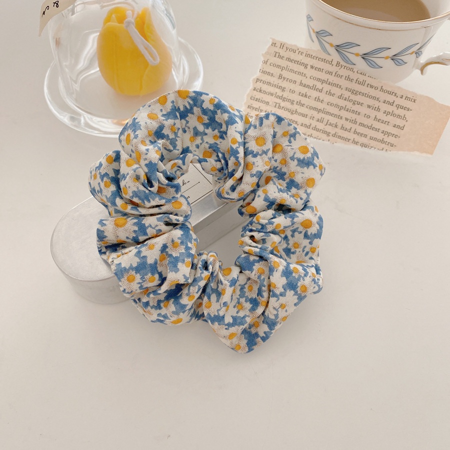 Women's Cute Daily Organza Hair Tie Lattice Flower Bow Knot