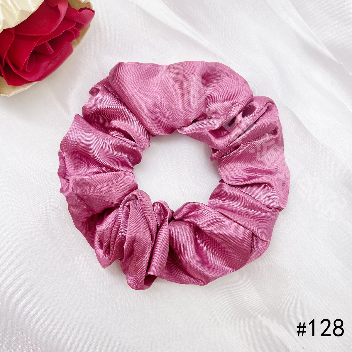 Women's Elegant Cloth Y2K Bohemian Scrunchie Hair Tie Solid Color