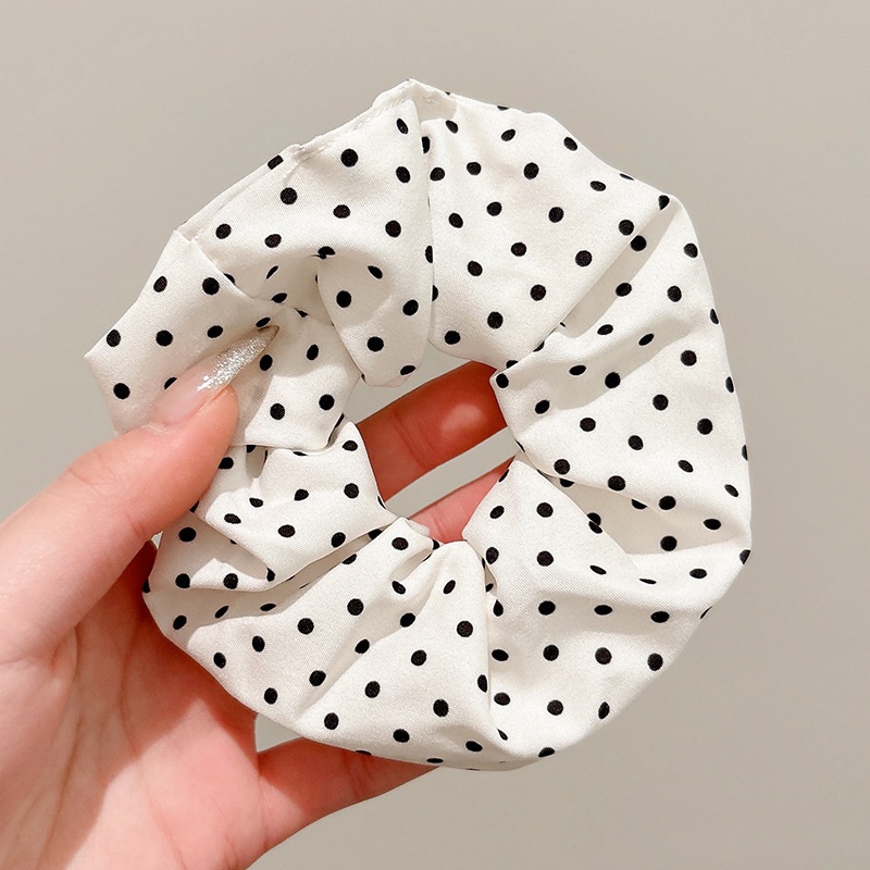 Women's Daily Damage-Free Fabric Hair Tie Floral Polka Dots Bow