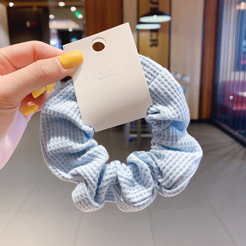 Women's Cloth Lace Scarf Scrunchie Daily Hair Tie Spring Tulip Floral