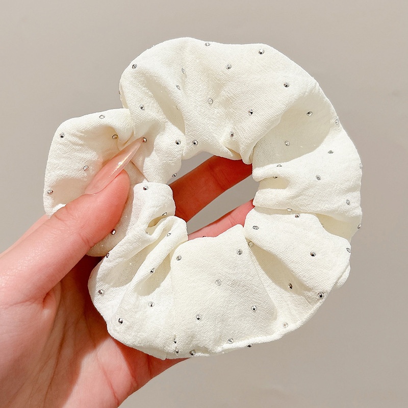 Women's Daily Damage-Free Fabric Hair Tie Floral Polka Dots Bow