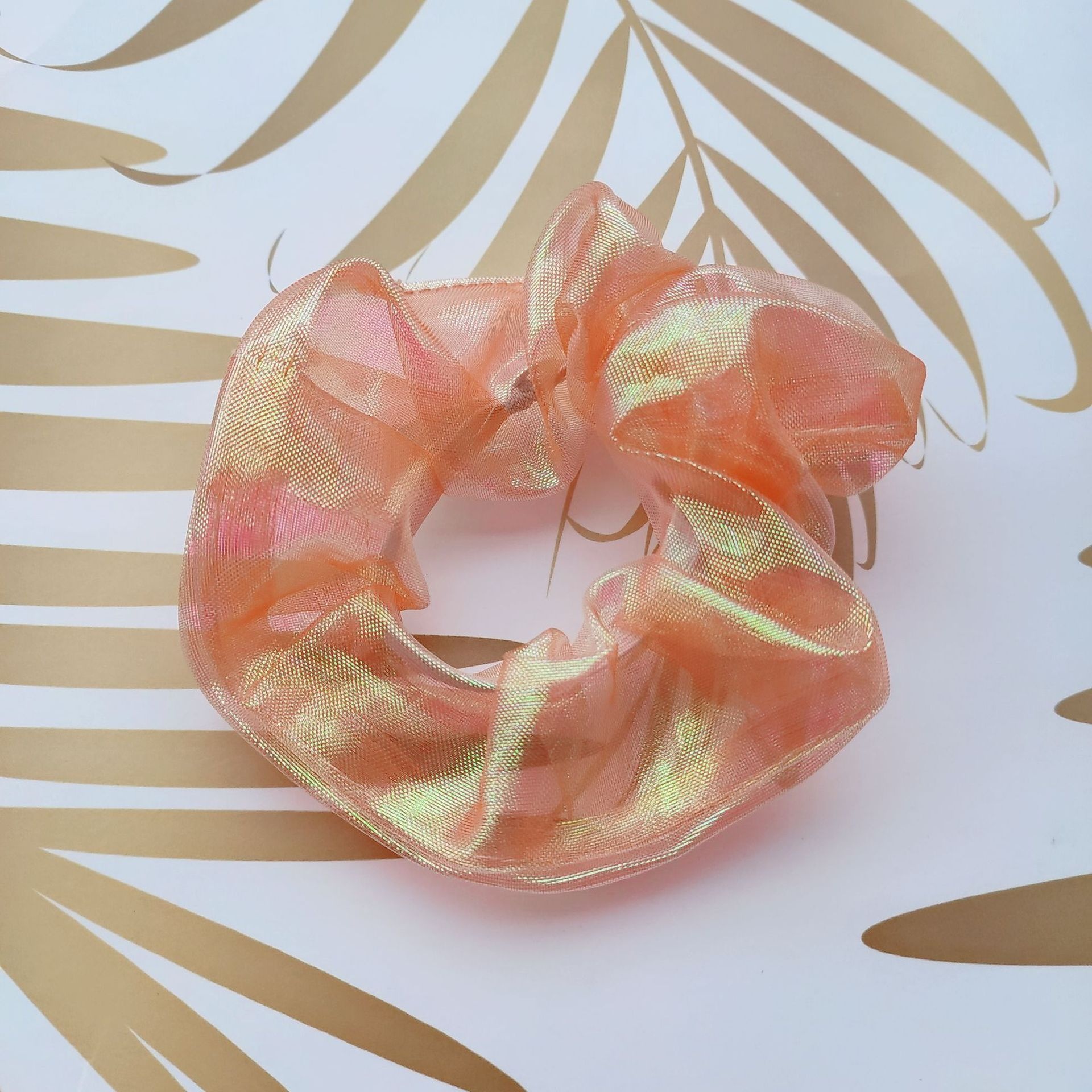 Women's Simple Daily Wear Gauze Hair Tie Scrunchie Solid Color