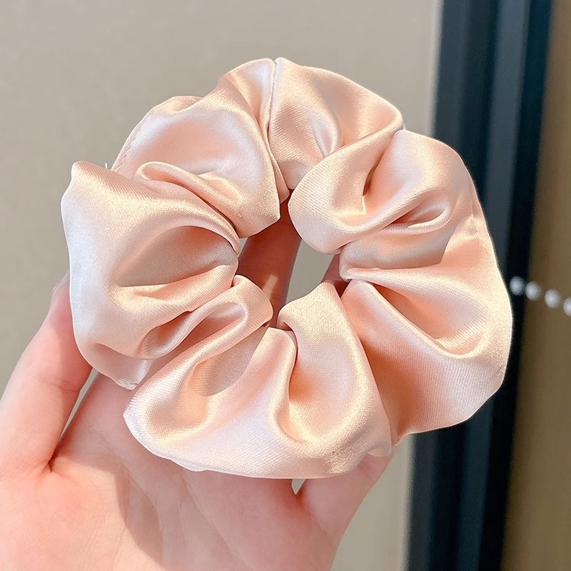 Women's French Retro Satin Scrunchie All-match Hair Tie Polka Dot